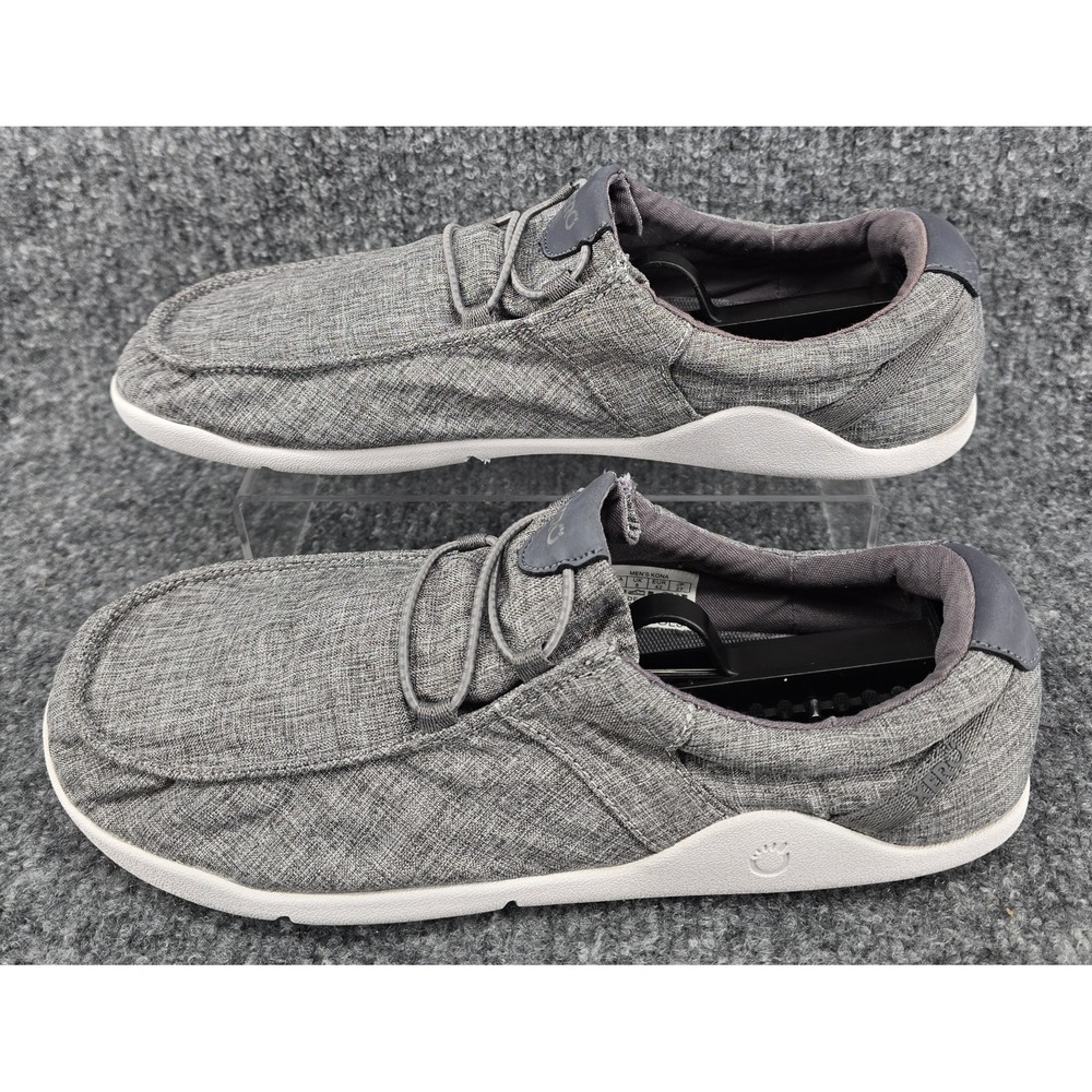 Xero Shoes Kona Men's Sz 9 Alloy Gray Barefoot Moccasin Loafer Beach Hawaii